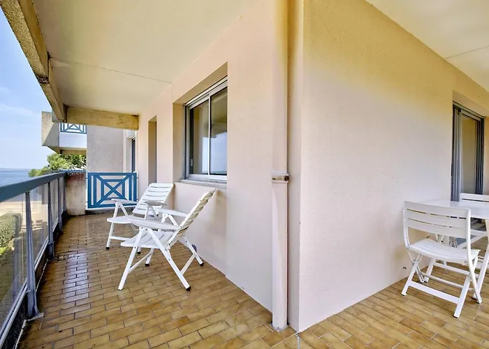 Lejlighed Arcachon: T2 Acces Prive Plage, Balcon, Parking - Fr-1-433-19 *