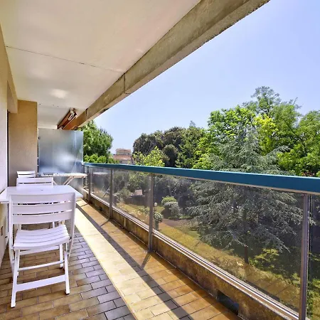 Arcachon: T2 Acces Prive Plage, Balcon, Parking - Fr-1-433-19 Lägenhet *